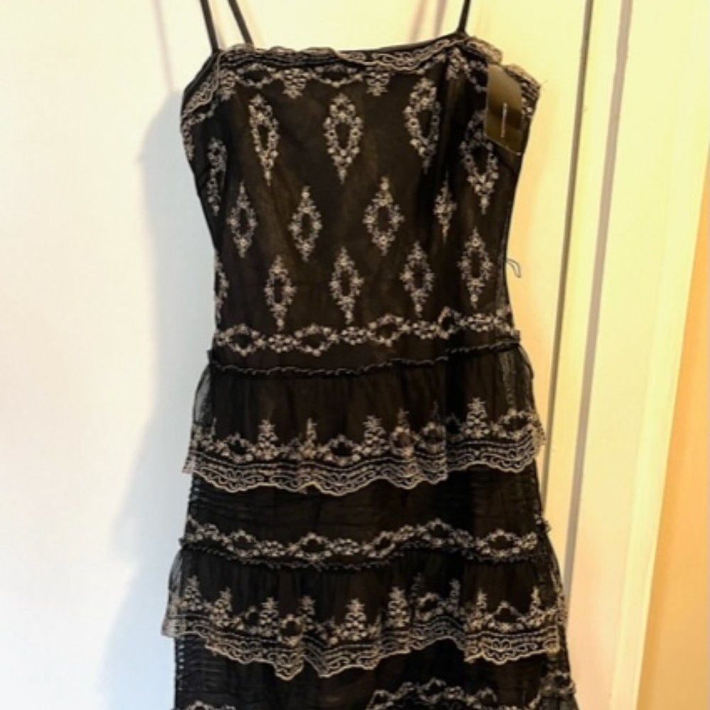 BCBGMaxAzria - Black lace dress- New with Tags!